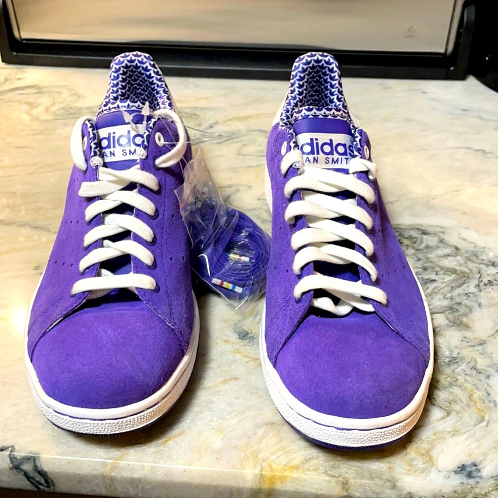 Stan smiths purple suede